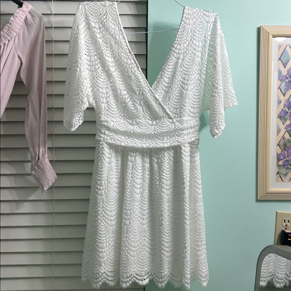 Lilly Pulitzer eyelet romper. Size medium